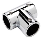 Attwood 90 Degree Tee Rail Fitting Perma Plate Chrome 7/8" Tubing 114383 New. Price: $14.99.