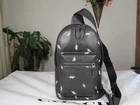 Nwt Coach Leather West Pack With Lightning Bolt Print CDC77 Gunmetal/black New. Price: $195.00.