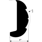 Boat Rub Rail Black Rigid Vinyl 20 Foot Inch Height Drilled Trim New. Price: $624.64.
