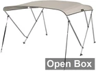 Msc Bow 6'X46"X73"-78" Bimini Top Boat Cover With Rear Support Pole, Beige New. Price: $117.69.