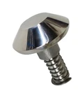 Cleat Marine Mushroom Round 2.00 In. Size Stainless Steel Polished Each New. Price: $48.95.