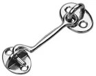 222112-1 Sea Dog Door Hook, BRASS/CHROME-2"L, Uses #6 Fasteners New. Price: $11.69.