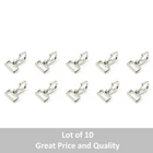 1" Solid Eye Snap Hook - Nickle Plated Webbing High Quality! Lot Of 10 New. Price: $21.99.