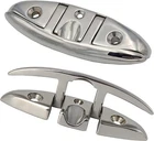 4PC 6 Inch Stainless Steel Boat Folding Cleats Flip Up Dock Deck Rope New. Price: $59.99.