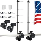 Marinebaby 2PCS Boat Flags With 2X Pole, 316 Stainless Steel Rail Mount ... New. Price: $65.77.