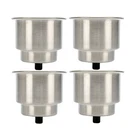 Amarine Made 4PCS Stainless Steel Cup Drink Holder With Drain For Boat Rv New. Price: $36.39.