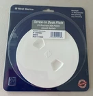 West Marine 6" 152MM Smooth Screw-in Cover White Only 11743036 Hisc. Price: $5.00.
