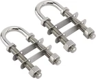 Yaemarine 2-PACK 1/2" Stainless Steel Boat Stern Bow Eye Tie Down U Bo... New. Price: $28.03.