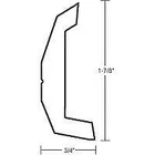 Taco METALS236-V213670WHA20D Rigid Rubrail 1-7/8INX20FT Whi New. Price: $534.16.