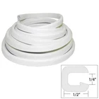Taco Flex Trim White 1/4" 25' #V30-1008W25-1 New. Price: $81.32.