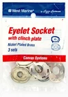 West Marine Fasco Eyelet Socket With Clinch Plate 3 Sets Boat Canvas Fasteners New. Price: $14.95.