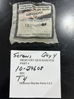Mercury Quicksilver Screws 10-29608 (qty 4) Oem "new Old Stock" T4 2-25. Price: $17.50.