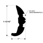 Taco Metals Rigid Rub Rail Black 20- V21-9679BKA20D New. Price: $97.23.