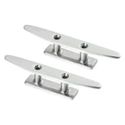 2PCS 5" Stainless Steel Boat Flagpole Cleat Hook Deck Rope Handle New. Price: $27.07.
