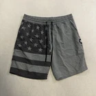 Hurley Men Size Medium Gray American Flag Boardshorts 7 Inseam Beach Pre-owned. Price: $19.99.