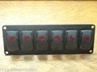 Panel Carling Contura V1D1 G66B Switches Vvgrc PSC61BK Red Lens Light New. Price: $113.70.