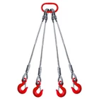 4 Leg Bridle Wire Slings 15T, 1/2"X5' Large Lifting Cable Rope, 66... New. Price: $52.51.