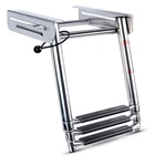 Xinkunmarine Pontoon Boat Ladder 3 Step Folding Stainless Steel Telescoping New. Price: $100.48.