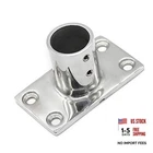 Boat Hand Rail FITTING-90 Degree Inch Rectangular Base-marine 1"ID New. Price: $24.17.