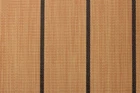 Marine Woven Vinyl Boat Pontoon Flooring W/ Padding : Teak 306 8.5' Wide. Price: $39.95.