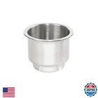 Whitecap S-3511C Stainless Steel Flush Drink Holder 3-7/8" Cutout New. Price: $39.34.