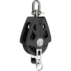 Lewmar 29927204BK Synchro Marine Sailing Pulley Single Block With Becket, 72MM New. Price: $61.84.