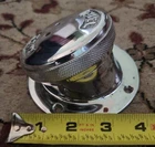 Wilcox Crittenden 70+ Year Old Rechromed Fuel Cap And Deck Fill Yacht Hot Rod Remanufactured. Price: $250.00.