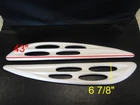 Larson Side Vent Pair (2) White 43" X 6 7/8" Marine Boat New. Price: $79.95.