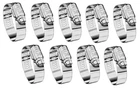 Breeze 63040 Power Seal Sae 2-1/16" To Stainless Steel Hose Clamp 9-PACK New. Price: $19.95.