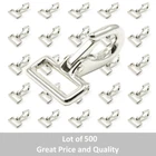 1" Solid Eye Snap Hook For Webbing - Nickle Plated Awning Clips Lot Of 500 New. Price: $244.99.