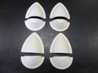 Vico Aero 2 Piece Boat Cover Vent Set (4) Rubber Off White Marine New. Price: $14.95.