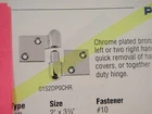 Pair Pull Apart 0152DP0CHR Perko Right Hinges Marine Boat Hardware Parts New. Price: $145.95.