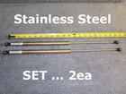 Set 20" 40# Stainless Steel Nitro Prop Universal Gas Spring Strut Lift Rod New. Price: $55.99.