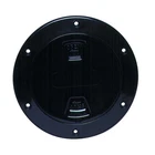 Beckson 4" Smooth Center Screw-out Deck Plate Black (DP40-B) New. Price: $25.99.