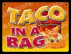 Taco In Bag Sign - Concession Trailer, Stand, Cart 12" X 17" Pvc New. Price: $24.99.