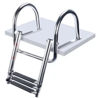 Marinebaby 3 Steps Pontoon Boat Ladder, Stainless Steel Folding Telescoping R... New. Price: $112.06.