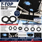 (one Set) T-top Rod Pass Through Ring Boat Canvas Grommet Fishing Trim New. Price: $23.85.