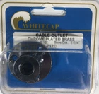 Whitecap S-717C Chrome Plated Brass Cable Outlet New-ships Same Business Day. Price: $9.88.