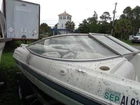 Used 2000 Bayliner Capri 1850LX Bow Rider Boat 18'COMPLETE Glass Windshield Assy. Price: $1450.00.