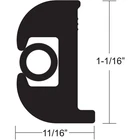 Taco Marine Flex Vinyl Rub Rail Kit W/black Insert 50' 1-1/16" V11-0809B New. Price: $255.99.