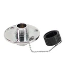 Whitecap C.p. Brass Outlet 2-3/4" Base 1" Depth New. Price: $32.58.