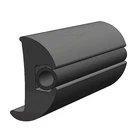 Taco Flexible Vinyl Black Rub Rail 1-1/16" 1-7/8" 50'L V11-2423BKA50-1 ... New. Price: $369.34.