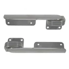 Taco Command Ratchet Hinges 9-3/8" Polished 316 Stainless Steel Pair New. Price: $488.49.