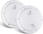 2 Pack 6 Inch Marine Boat Inspection Hatch Round Deck Plate Access Cover White New. Price: $24.99.