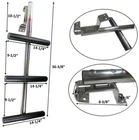 Pactrade Marine Boat 3 Steps Dive Ladder Stainless Steel W/ Non-slip Thread New. Price: $117.95.