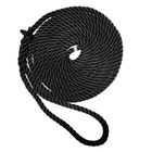 New England Ropes 5/8" Premium 3-STRAND Dock Line Black 50'. Price: $152.21.