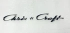 New Chris - Star Craft 15 Boat Hullside Emblem Nameplate Chrome Zinc Diecast. Price: $150.00.