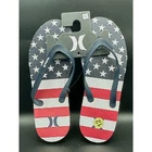 Hurley American Flag Flip Flops Mens Size 12 Stars Stripes Sandals Beach New. Price: $20.00.