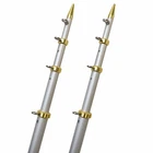 Pair Taco Aluminum Tele-outrigger Poles 1-1/2" X 15' Silver/gold OT-0541VEL15-HD New. Price: $663.22.