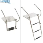 Telescoping Boat Ladder Stainless Steel 3 Step With Platform 2 Handrails New. Price: $108.36.